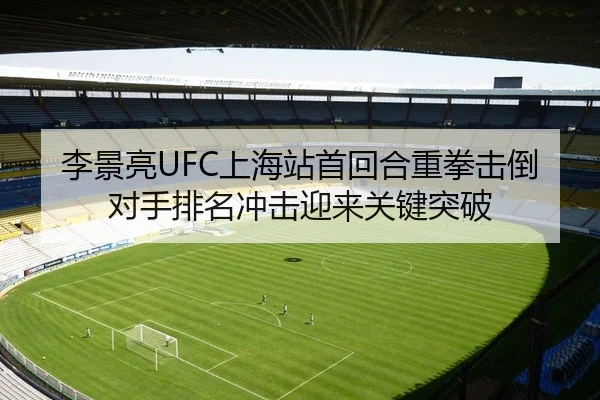 李景亮UFC上海站首回合重拳击倒对手排名冲击迎来关键突破